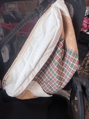 Handcrafted large Fanny pack. 21x11x6 Two addition pocket’s w adjustable strap.